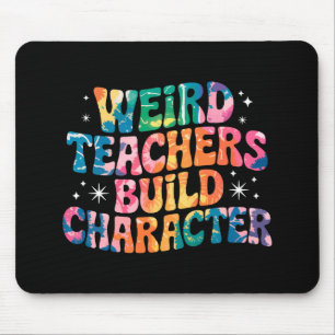 Weird Teachers Build Character – Colourful Tie-Dye Mouse Mat
