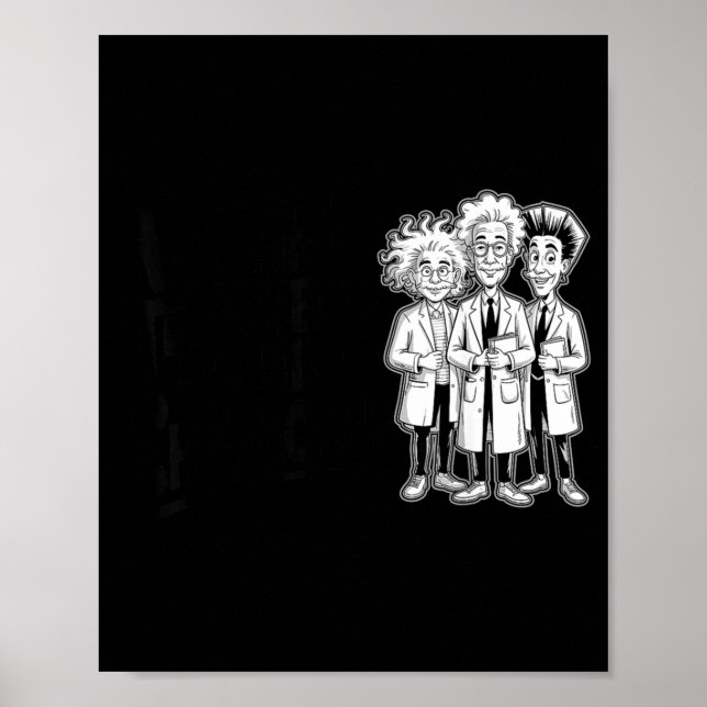 Weird Teachers Build Character Funny Teacher Appre Poster (Front)