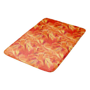 Weird texture very satin tone, much reddish golden bath mat
