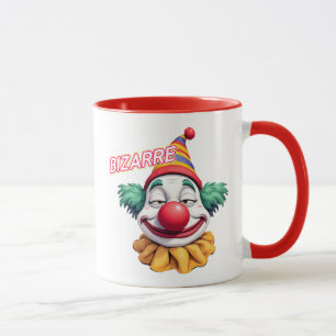 Weird the clown with his funny head. mug
