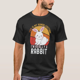 Weird This is My Human Costume I'm Really A Rabbi T-Shirt