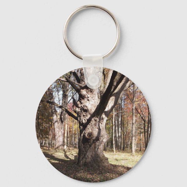 Weird Tree Key Ring (Front)