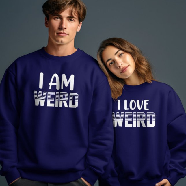 Weird Valentines Day Couple Matching Funny Matchin Sweatshirt (Creator Uploaded)