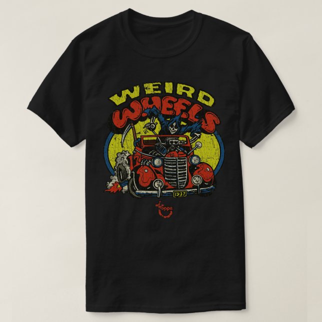 Weird Wheels Reaper 1980 T-Shirt (Design Front)