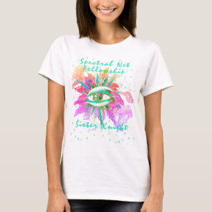 Weird & Wise Spectral Net Fellowship Flower Eye T-Shirt