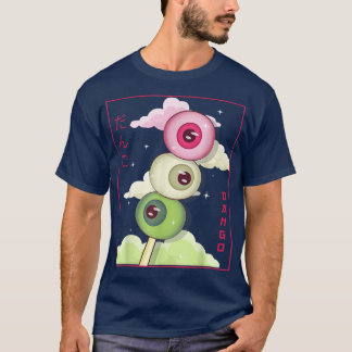Weirdcore Aesthetic Kawaii Japanese Dango Mochi Ey T-Shirt