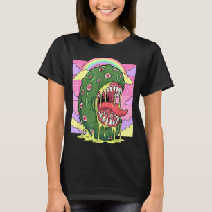 Weirdcore aesthetic kawaii pickle eyeballs  T-Shirt