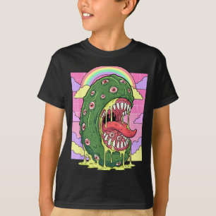 Weirdcore aesthetic kawaii pickle eyeballs T-Shirt