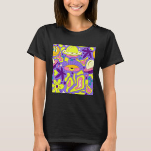 Weirdcore Kidcore Aesthetic Trippy Eyes 90s T-Shirt
