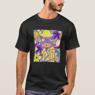Weirdcore Kidcore Aesthetic Trippy Eyes 90s T-Shirt