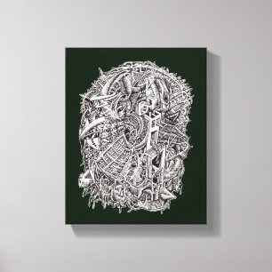 Weirdhead by Brian Benson Canvas Print