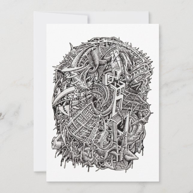 Weirdhead by Brian Benson Flat Card (Front)