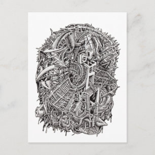 Weirdhead by Brian Benson Postcard