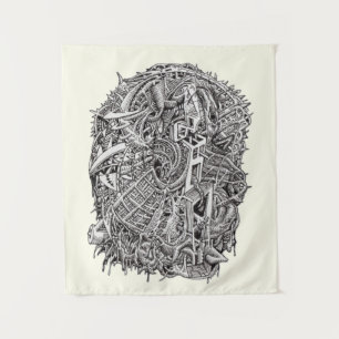 Weirdhead by Brian Benson Tapestry