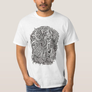 Weirdhead, ink drawing T-Shirt