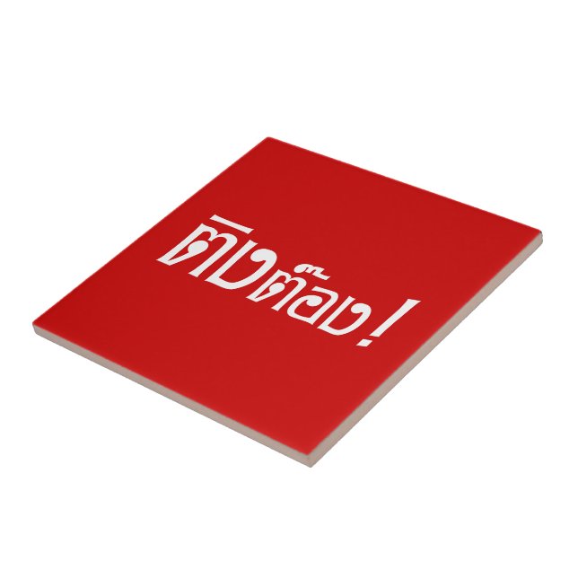 Weirdo! ☆ Ting Tong in Thai Language Script ☆ Tile (Side)