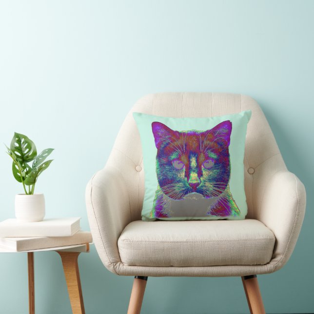 Weirdy Cat Cushion (Chair)