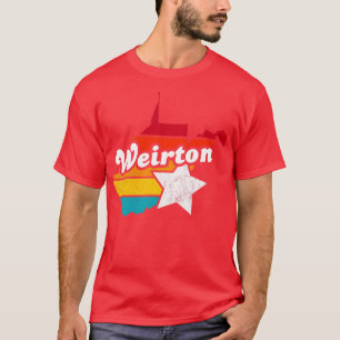 Weirton West Virginia Vintage Distressed Souvenir  T-Shirt
