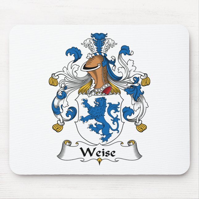 Weise Family Crest Mouse Mat (Front)