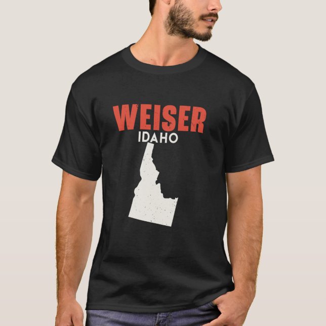 Weiser Idaho USA State America Travel Idahoan T-Shirt (Front)