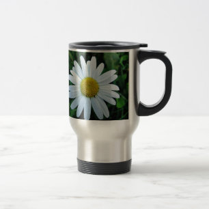 Weisse Margerite Travel Mug