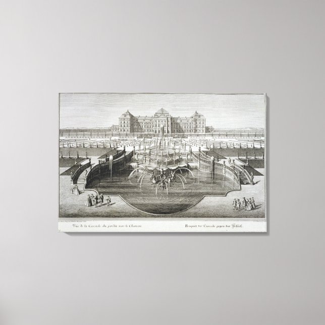 Weissenstein, view towards the castle from the Bar Canvas Print (Front)