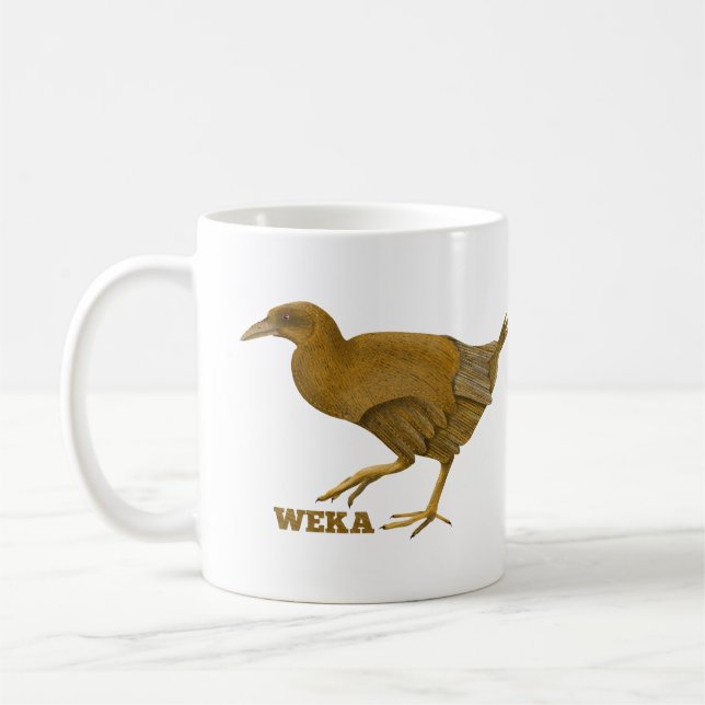 Weka New Zealand Bird Coffee Mug (Left)