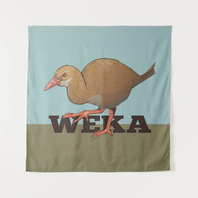 Weka New Zealand Bird Tapestry (Front)