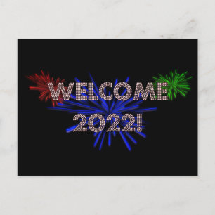 welcome 2022! postcard