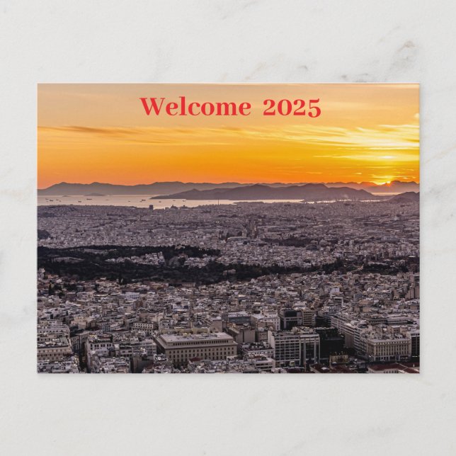 WELCOME 2025 HOLIDAY POSTCARD (Front)