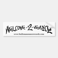 Welcome 2 Venice Bumper Sticker