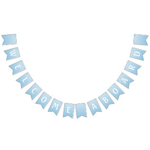 Welcome Aboard Bunting Flag