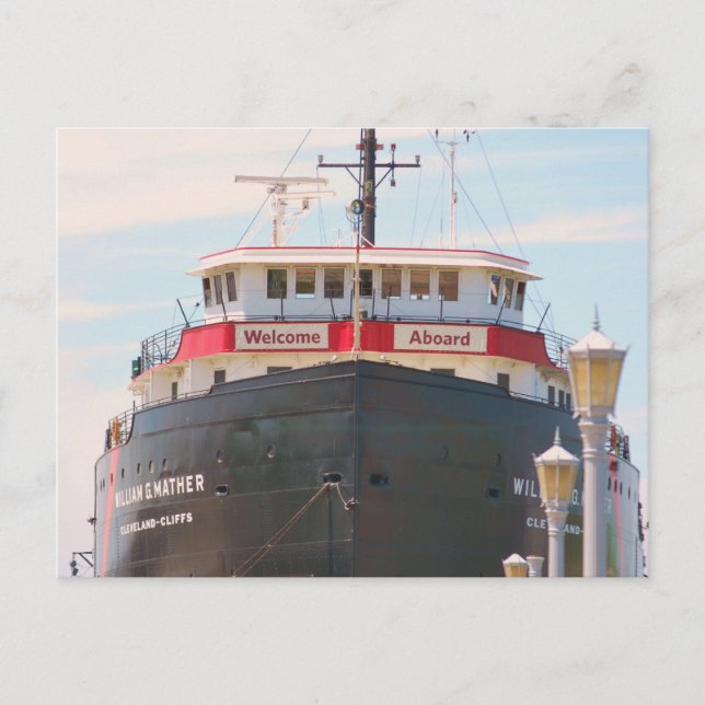"Welcome Aboard" collection Postcard (Front)