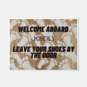 Welcome aboard doormat