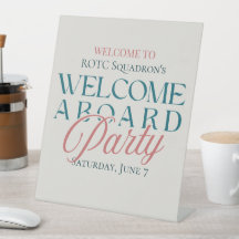 Welcome Aboard - Modern Military Kick-off Party