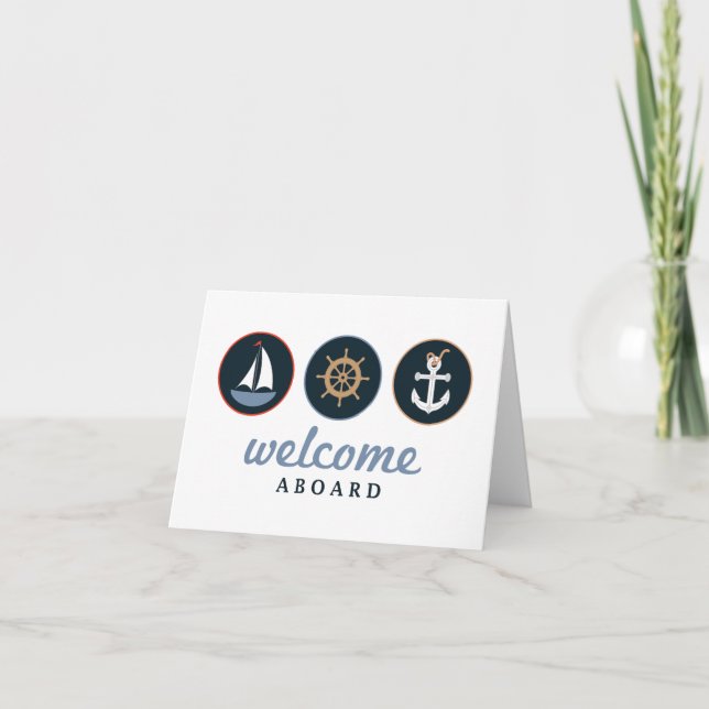 Welcome Aboard Thank You Card (Front)