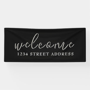 Welcome   Address   Housewarming Party Banner