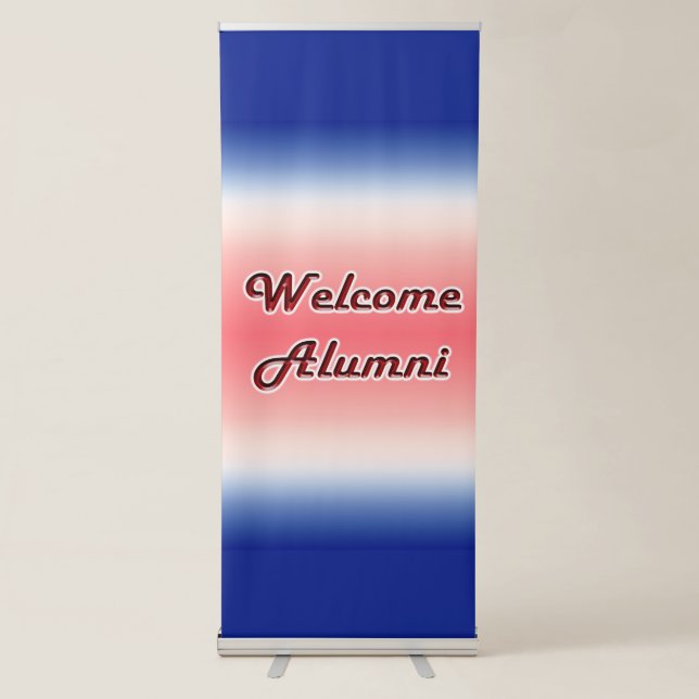 Welcome Alumni Retractable Banner (Front)