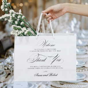 Welcome and Thank You Wedding Bags