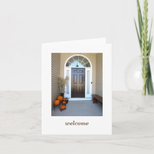welcome autumn card