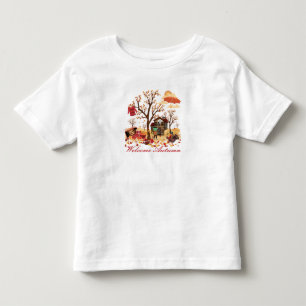 Welcome Autumn Fall Scenery Toddler T-Shirt