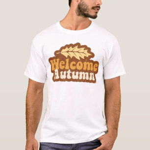 Welcome Autumn Halloween Groovy halloween Fall T-Shirt