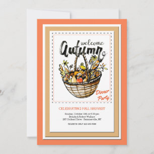 Welcome Autumn Invitation