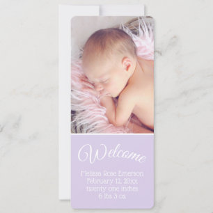 Welcome Baby Announcement