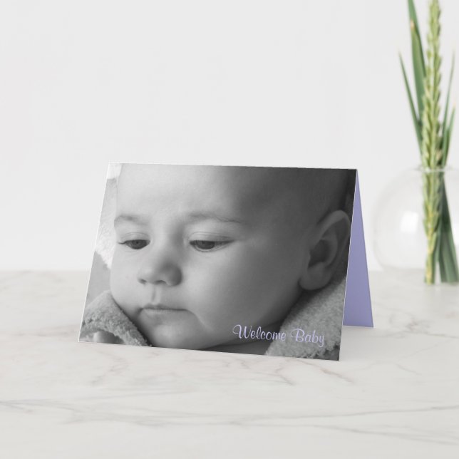 Welcome Baby Announcement (Front)