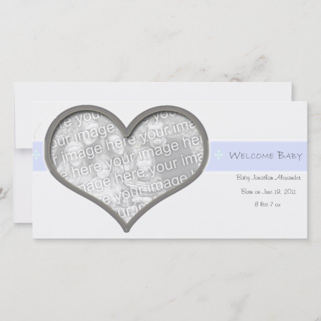 Welcome Baby Announcement (Front)