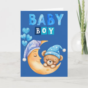 Welcome Baby Boy Card