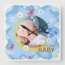 Welcome Baby Boy Custom Photo Coffee Mug