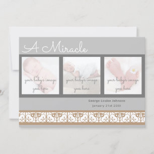 Welcome Baby, Chic Contemporary Geometric Invitation