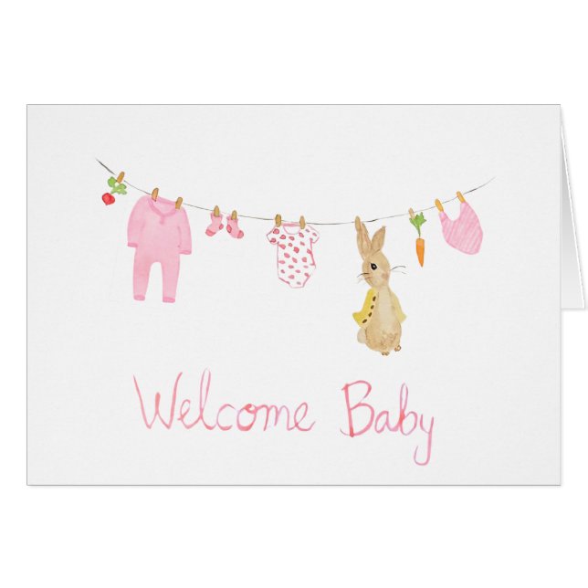 welcome baby girl (Front Horizontal)